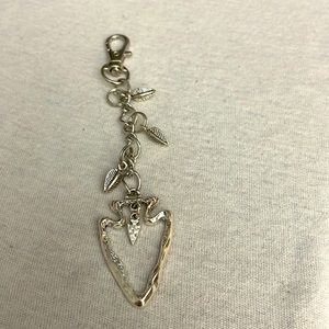 😀 KEYCHAIN 4-3/4” NWOT Hand Crafted Myself July 2022 Beautiful Arrowhead